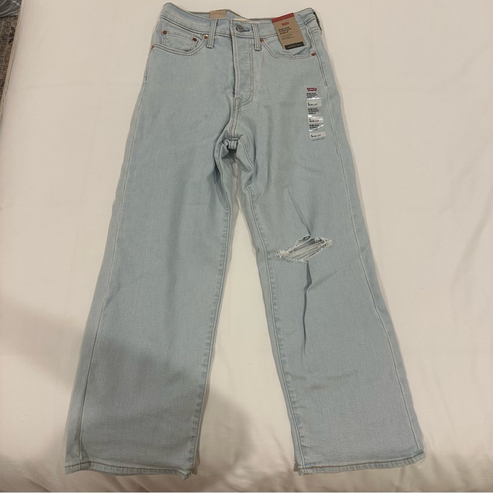 Levi’s Ribcage Straight Ankle Jeans